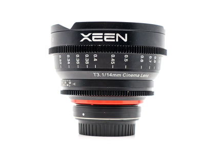 Samyang XEEN 14mm T3.1 - Mocowanie Canon EF