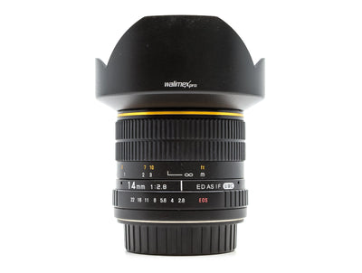 Walimex Pro 14mm f/2.8 ED AS IF UMC - Mocowanie Canon EF