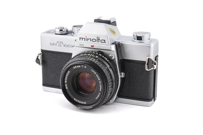 Minolta SR-T 100X + 45mm f2 MD Rokkor Aparat