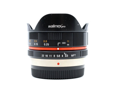 Walimex Pro 7,5mm f/3,5 Fisheye - Micro Four Thirds