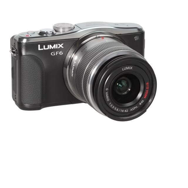 DMC-GF6 - Black/Silver + Panasonic Lumix G Vario 14-42mm f/3.5-5.6 ASPH OIS + 45-150mm f/4.0-5.6 ASPH f/3.5-5.6 + f/4.0-5.6