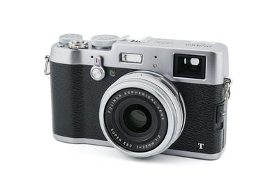 Fujifilm X100T - Kompaktkamera 16,3 MP (Sensor X-Trans CMOS II, Prozessor EXR II, 3" Display, Full HD Video, WiFi, Festbrennweite f/2 23 mm), Schwarz