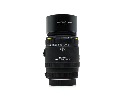 Sigma 70mm f/2.8 EX DG Macro - Mocowanie Sigma SA