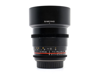 Samyang 85mm T1.5 - Mocowanie Canon EF