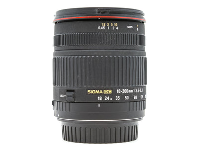 Sigma 18-200mm f/3.5-6.3 DC - Kompatybilny z Canon EF-S