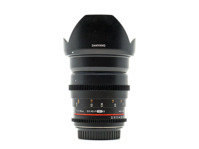Samyang 24mm T1.5 - Mocowanie Canon EF