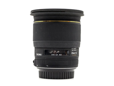 Sigma 20mm f/1.8 EX DG - Mocowanie Canon EF