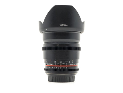 Walimex Pro 16mm T2.2 VDSLR - Mocowanie Canon EF