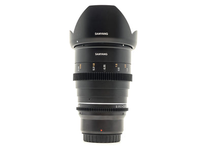 Samyang 24mm T1.5 Cine VDSLR MK2 - Dopasowanie Sony FE