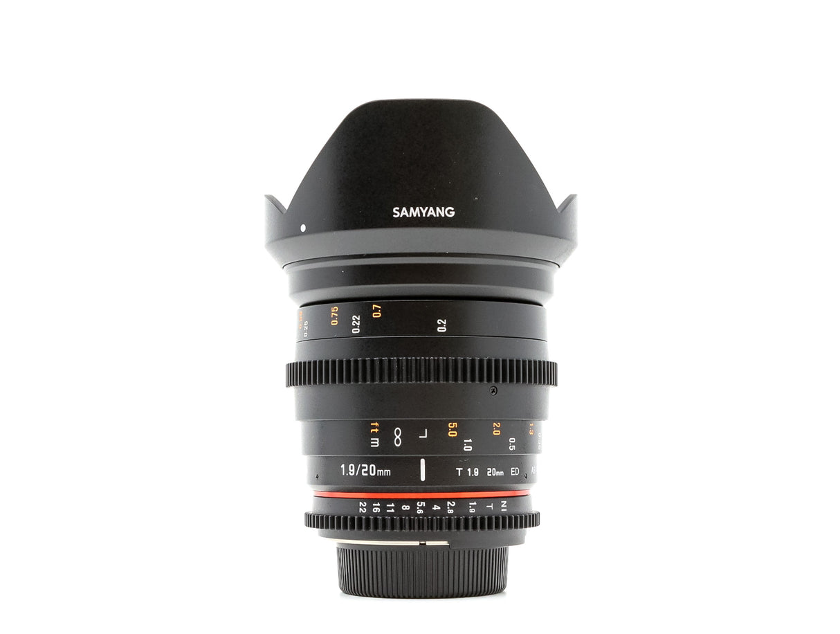 Samyang 20mm T1.9 Cine VDSLR ED COME SE UMC - Nikon Fit