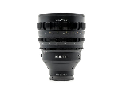 Sony FE C 16-35mm T3.1 G | Profesjonalny Obiektyw Kinowy