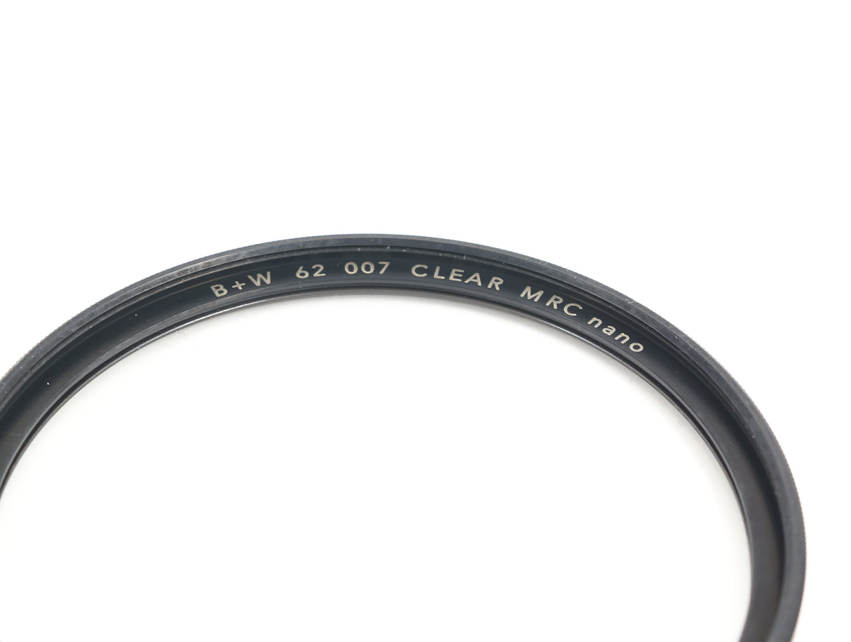 Filtro B+W XS-Pro Clear MRC-Nano 007 da 62 mm