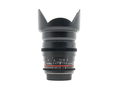 Walimex Pro 24mm T1.5 Cine - Mocowanie Canon EF