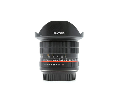 Samyang 12mm f/2.8 ED AS NCS Fisheye - Mocowanie Canon EF