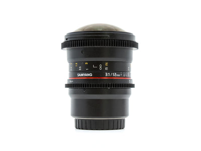 Samyang 12mm T3.1 ED AS NCS VDSLR - mocowanie Nikon