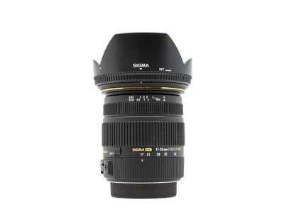 Sigma 17-50mm f/2.8 EX DC OS HSM - mocowanie Sigma SA