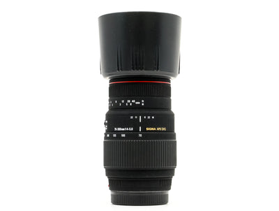 Sigma 70-300mm f/4-5.6 APO DG Macro - Mocowanie Sony A