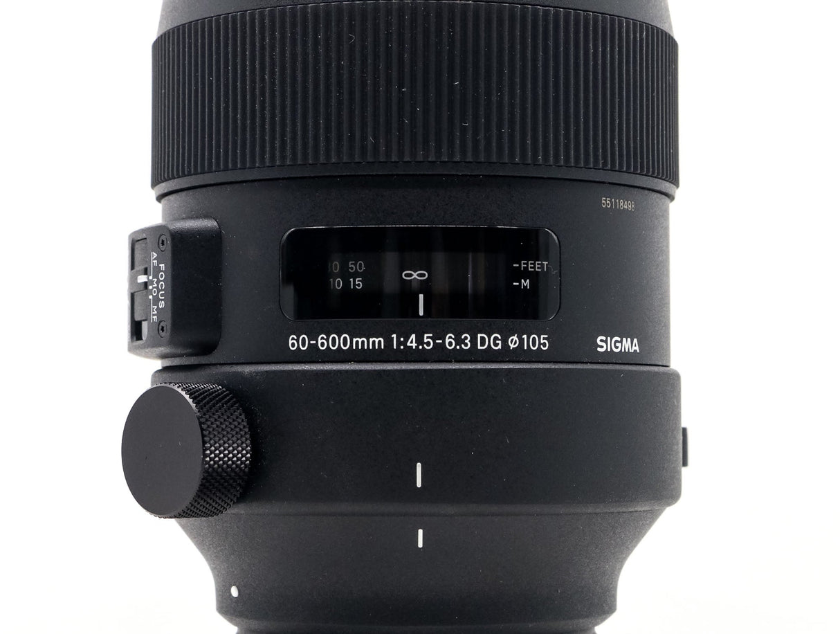 Sigma 60-600mm f/4.5-6.3 DG OS HSM SPORT - Canon EF Fit - segunda mano - excelente estado - detalle 4 de 4 - SKU 3790610 - Ca