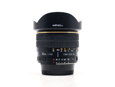 Walimex Pro 8mm f/3.5 CS Fisheye - Mocowanie Nikon