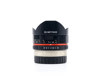Samyang 8mm f/2.8 UMC - Mocowanie Fujifilm X