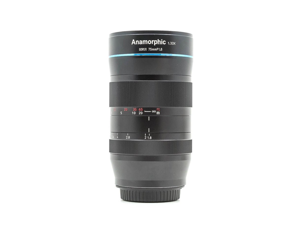 Sirui 75mm f/1.8 1.33x Anamorphic - Sony E Fit - segunda mano - excelente estado - foto principal - SKU 3796803 - Camera Mark