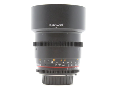 Samyang 85mm T1.5 - Mocowanie Nikon