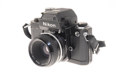 Nikon F2SB + 50mm f2 Nikkor AI - Profesjonalny Zestaw Aparatów