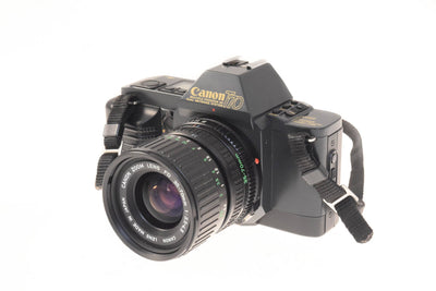 Canon T70 + 35-70mm f3.5-4.5 FDn Aparat Analogowy