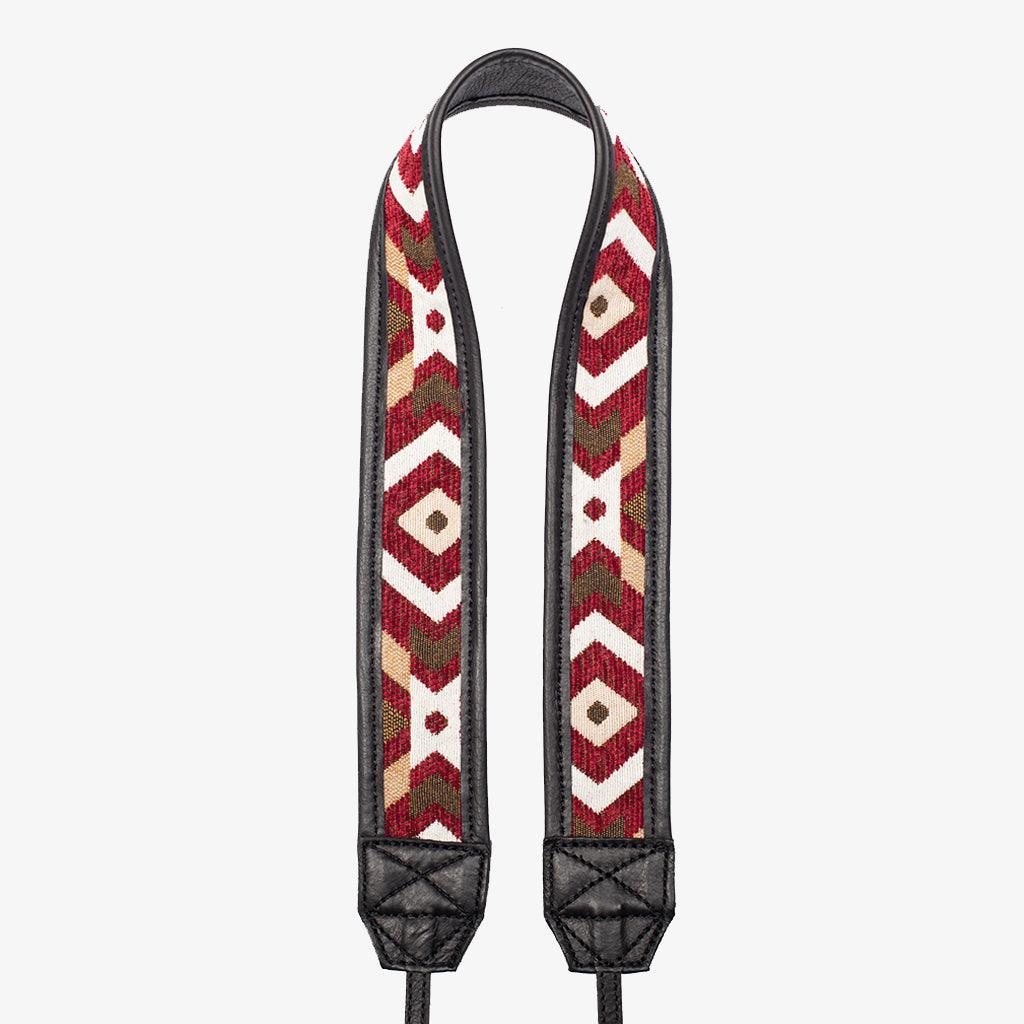 Limited Edition - Jaipur #115 - Fabric & Leather camera strap