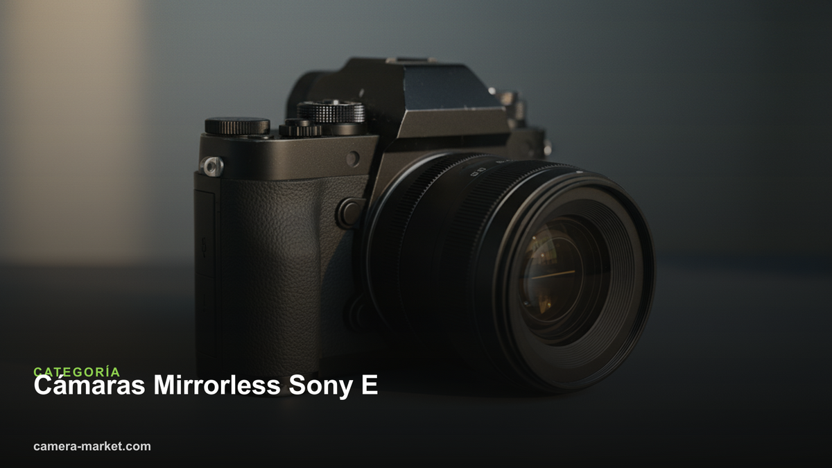Cámaras Mirrorless Sony E — Camera Market