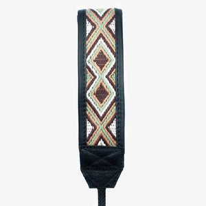Jaipur #110 - Fabric & Leather camera strap