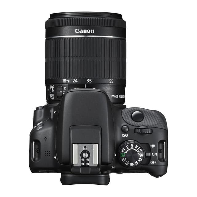 EOS 100D SLR - Black + Canon EF-S 18-55mm f/4-5.6 IS STM f/4-5.6  · main image