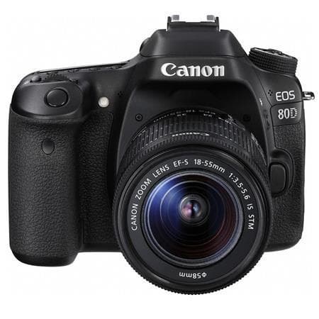EOS 80D Lustrzanka - Czarna + Canon EF-S 18-55mm f/3.5-5.6 IS STM · zdjęcie główne