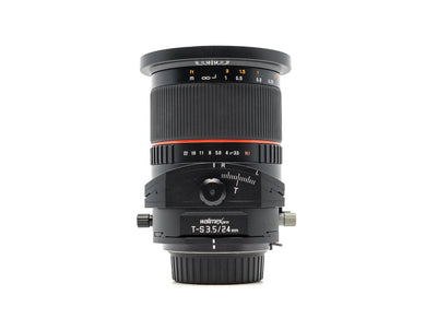 Walimex Pro 24mm f/3.5 Tilt-Shift - Mocowanie Nikon