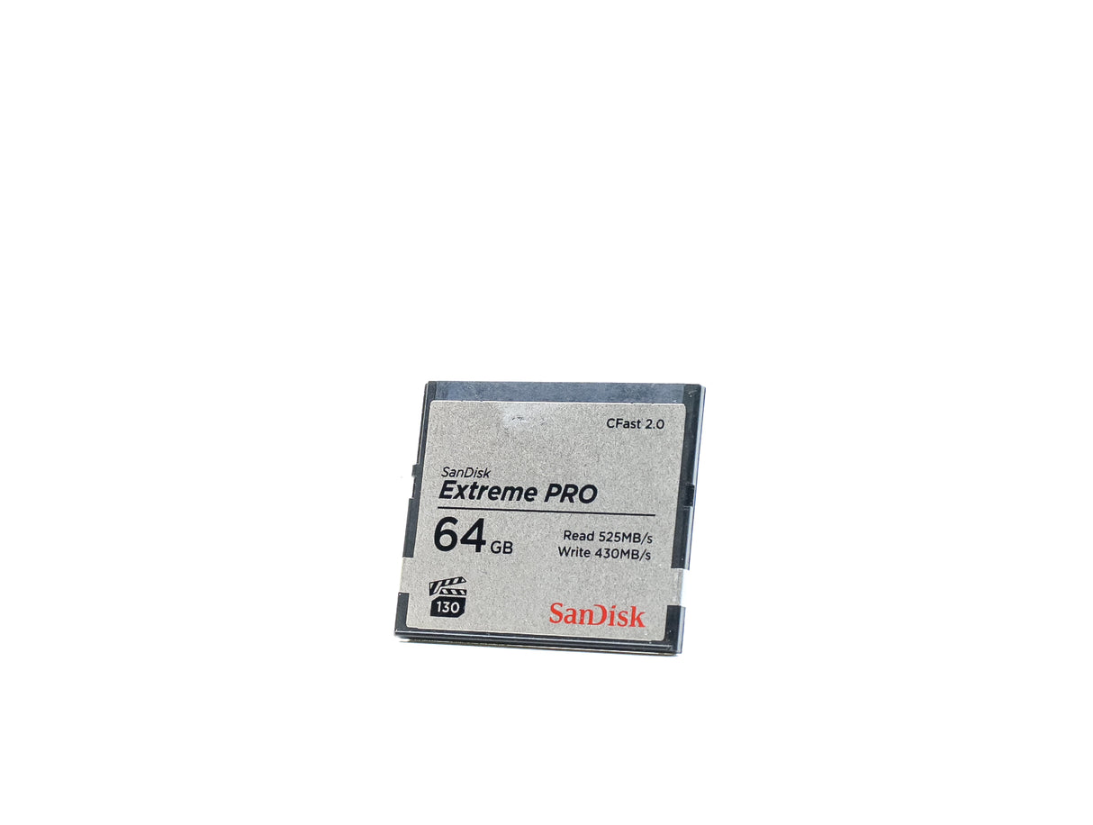 SanDisk Extreme PRO 64GB 525MB/s CFast 2.0 Card