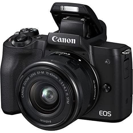 EOS M50 - Black + Canon Canon EOS M50 + Canon Zoom Lens EF-M 15-45mm f/3.5-6.3 IS STM f/3.5-6.3  · main image