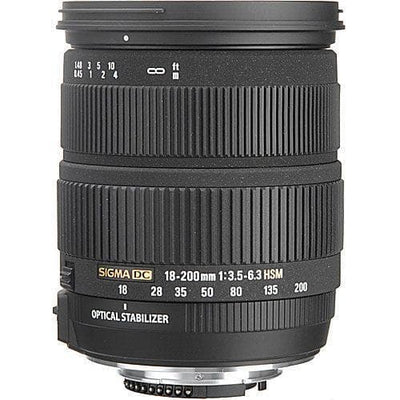 Sigma Nikon EF 18-200mm f/3.5-6.3 Obiektywy