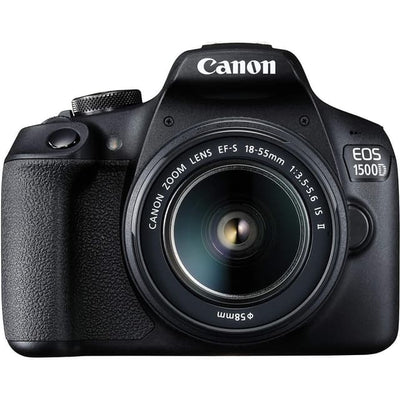 EOS 1500D SLR - Black + Canon EF-S 18-55mm f/3.5 IS f/3.5 