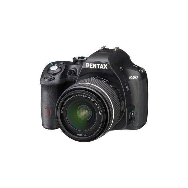 SLR K50 - Black + Pentax 18-55mm f/3.5-5.6 WR f/3.5-5.6  · main image