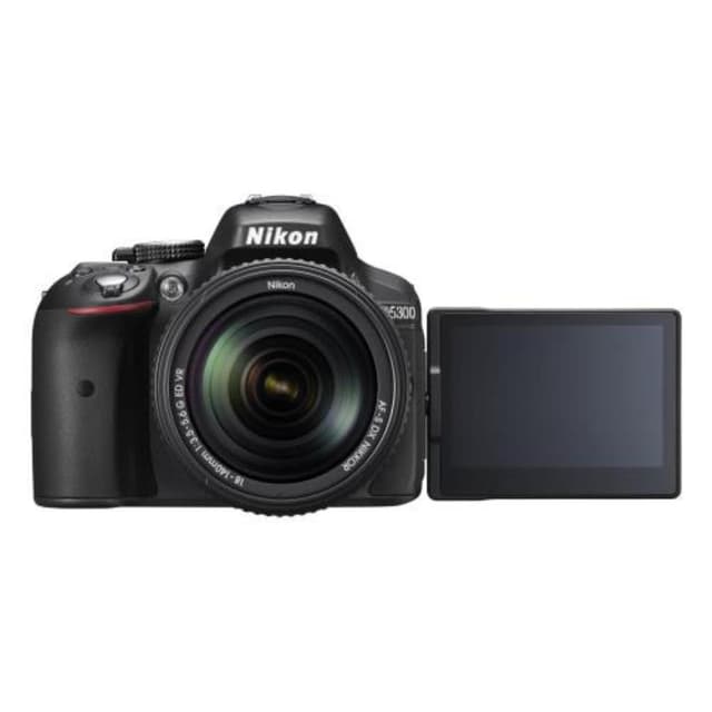 SLR D5300 - Black + Nikon AF-S DX Nikkor 18-105mm f/3.5-5.6G ED VR f/3.5-5.6  · main image
