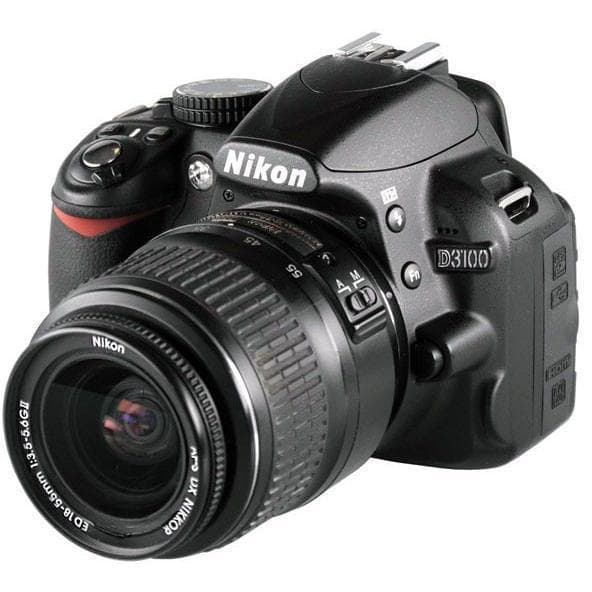 DSLR D5100 - Czarny + Nikon AF-S DX Nikkor 18-55 mm f/3.5-5.6G II ED f/3.5-5.6G · zdjęcie główne