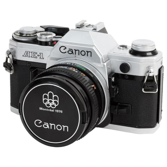 Canon AE-1 Lustrzanka - Czarna/Szara + Canon FD 50mm f/1.8 · main image