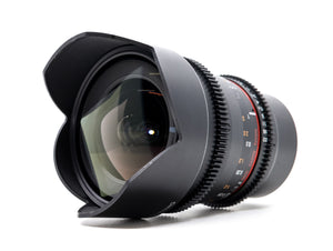 Samyang 10mm T3.1 Cine VDSLR ED AS NCS CS II - Micro Four Thirds Fit