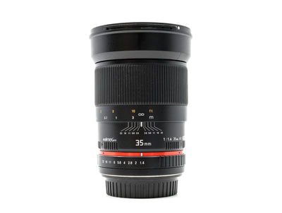 Walimex Pro 35mm f/1.4 AS UMC - Mocowanie Canon EF