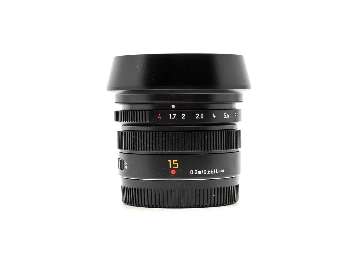 Panasonic Leica DG Summilux 15mm f/1.7 ASPH.