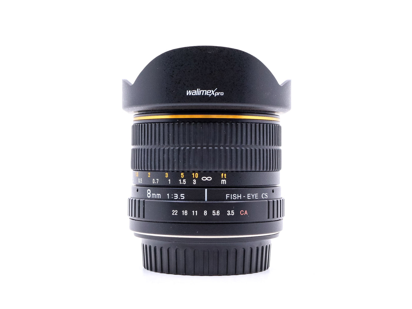Walimex Pro 8mm f/3.5 CS Fisheye - Kompatybilny z Canon EF-S · zdjęcie główne