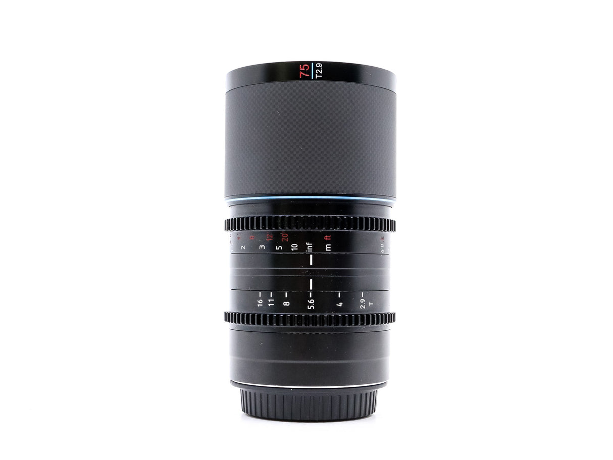 Sirui Saturn 75mm T2.9 1.6x Anamorphic [Blue Flare] - Sony FE Fit