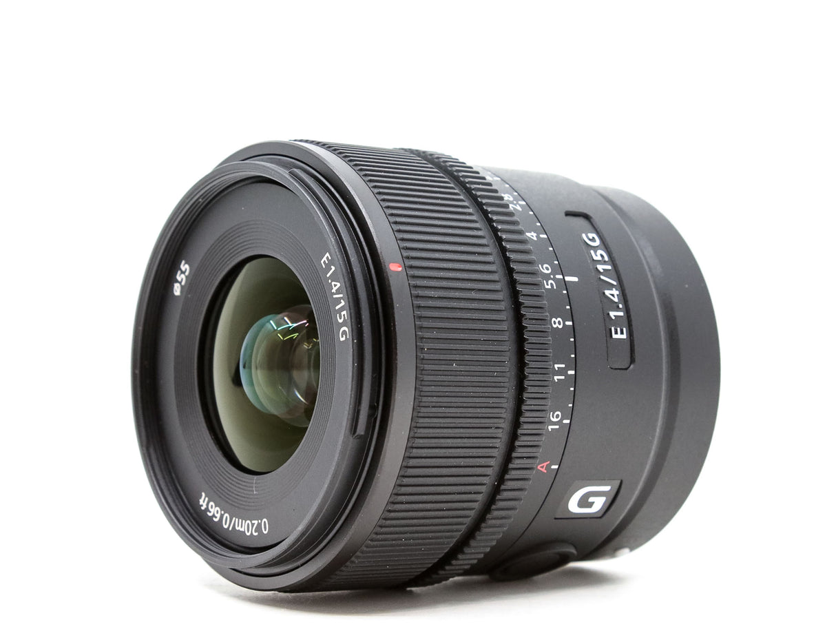 Sony E 15mm F/1.4 G