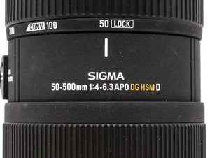 Sigma 50-500mm f/4-6.3 EX APO DG HSM - Nikon Fit