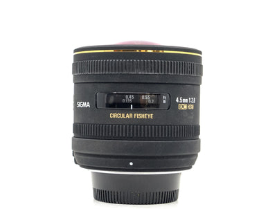 Sigma 4.5mm Fisheye f/2.8 EX DC HSM - Kompatybilny z Nikon
